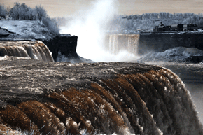 Falls from the American side